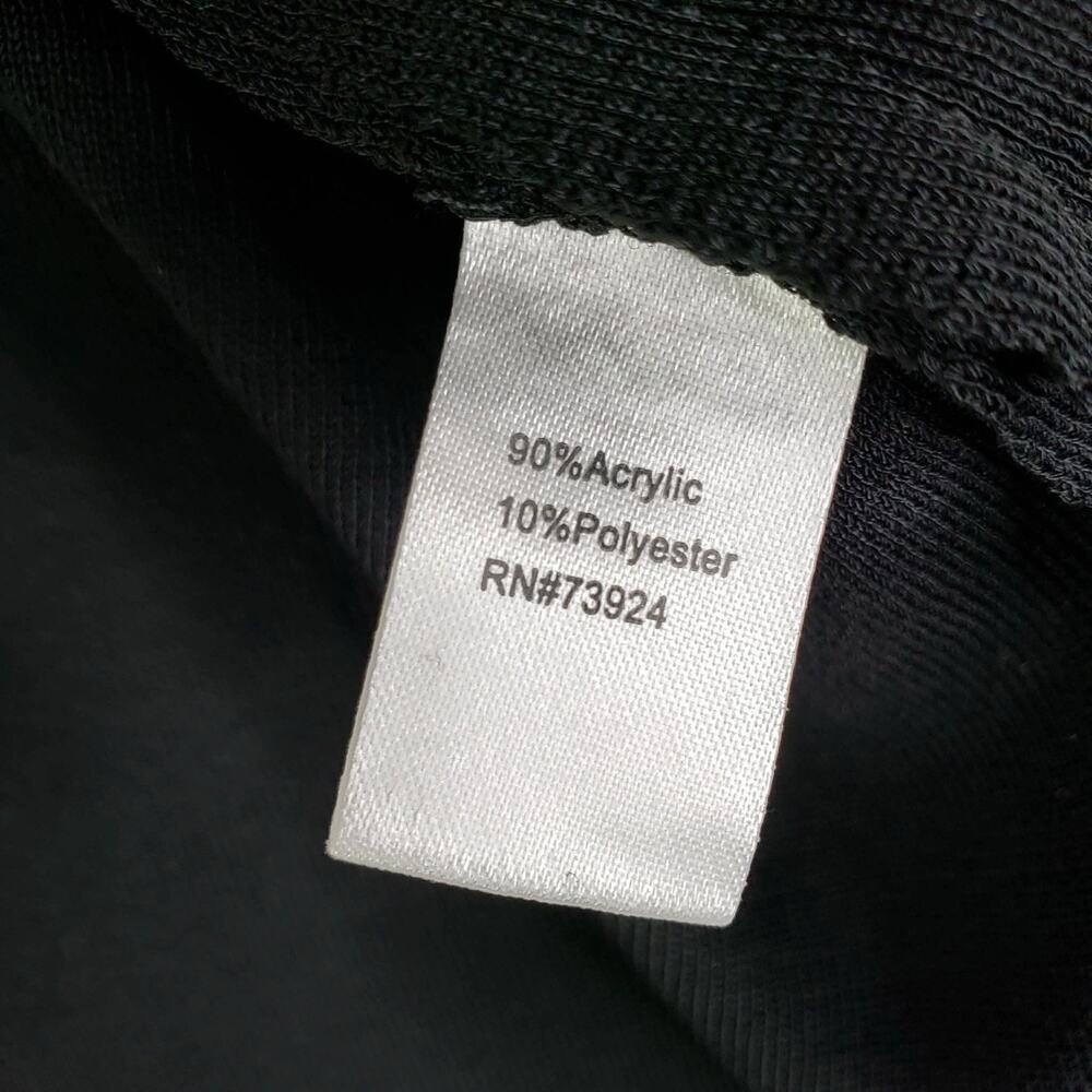 Ming Wang Women Knit Cardigan Jacket Size XL ? Black Career Capsule Stretch Knit - Picture 8 of 9